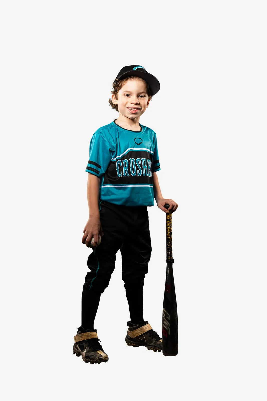 Same athlete isolated on a clean background